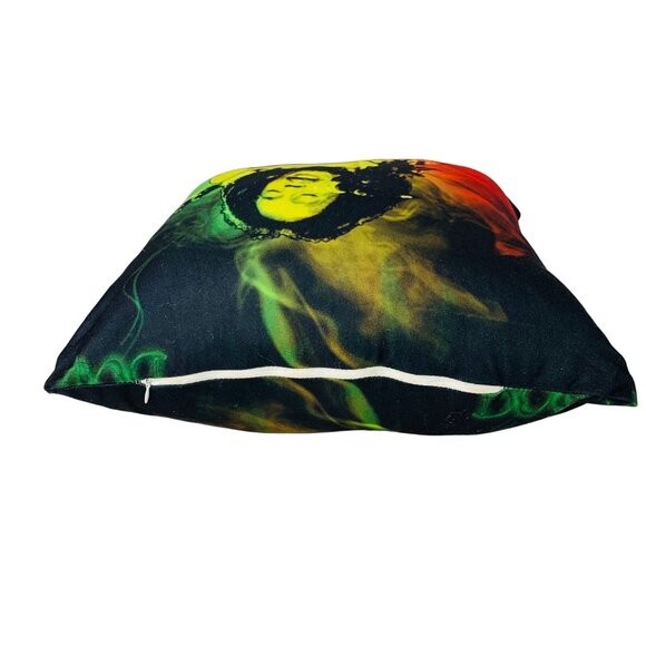 Bob Marley Reggae Decorative Throw Pillow Retro Dorm Room Music Love Psychedelic - Picture 5 of 10